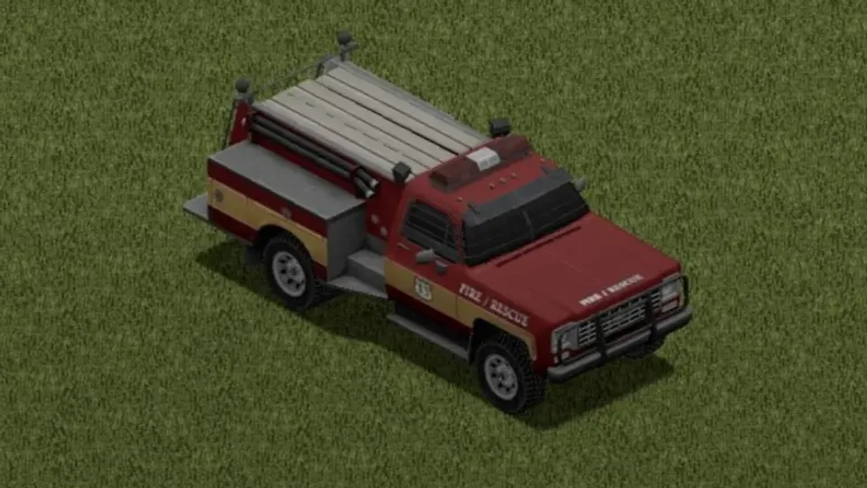 '76 Chevrolet K30 Single Cab Fire Dept: Paint 1
