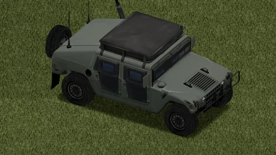 '92 AM General M998 HMMWV: Paint 1