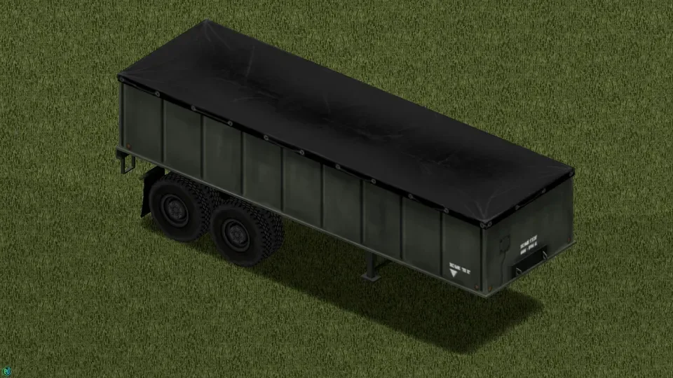 M127 Stake Trailer: Paint 1